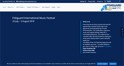 Desktop Screenshot of fishguardmusicfestival.co.uk