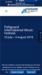 Mobile Screenshot of fishguardmusicfestival.co.uk